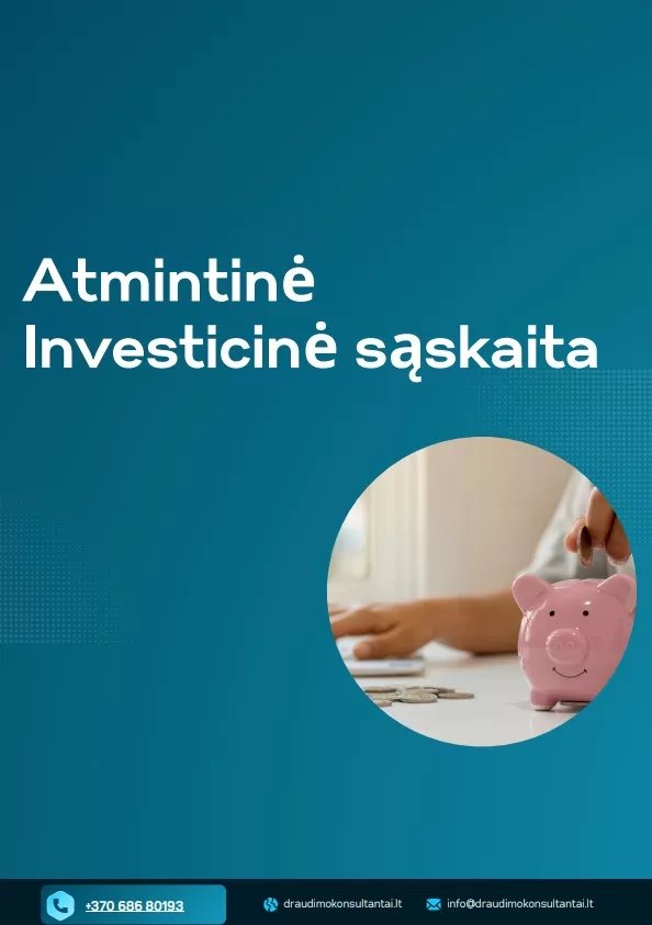 Investicine saskaita – atmintine Investicinė saskaita - atmintinė